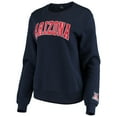 thumbnail image 2 of Women's Colosseum Navy Arizona Wildcats Campanile Pullover Sweatshirt, 2 of 3