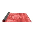 thumbnail image 2 of Ahgly Company Indoor Round Abstract Red Modern Area Rugs, 3' Round, 2 of 4