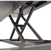 Two-Tier Pneumatic Standing Desk Converter - White Oak