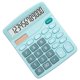 thumbnail image 1 of Student Calculator Sky-Blue for Calculating with Dual Power Convenience and ABS Build, 1 of 4