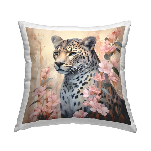 Stupell Industries Wild & Regal Leopard Decorative Printed Throw Pillow Design by Lazar Studio