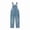 Z-06Blue, variant on YunPes Girls Denim Overalls Teen Jean Dungarees Pants with Buttons Kids Sleeveless Straight Jeans Jumpsuit Bib Long Rompers