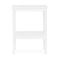 thumbnail image 3 of Forever Eclectic Folio Wood Side Table, Matte White, 3 of 3