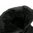 thumbnail image 3 of Botas de nieve para mujer, botines cálidos con cremallera lateral de invierno unisex, forro polar grueso, zapatos para caminar al aire libre impermeables y resistentes al frío, 3 of 5