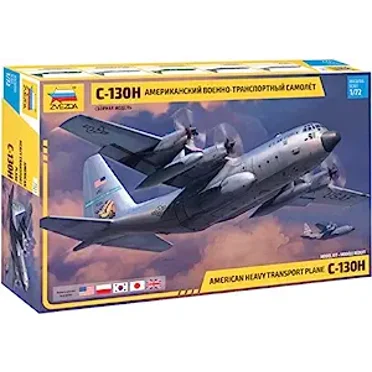 Zvezda 1/72 American Heavy Transport Plane C-130H No. 7321