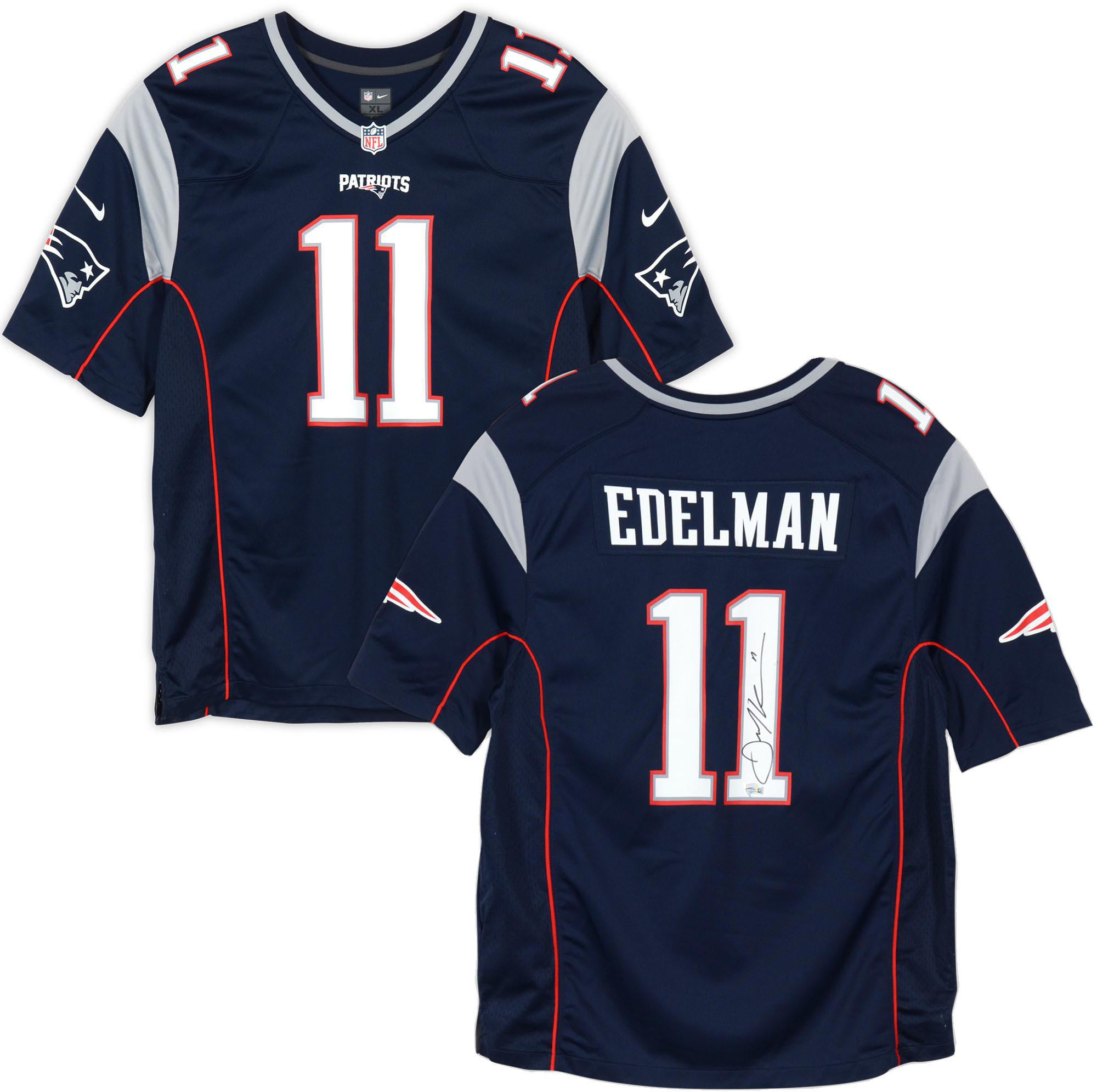 Julian Edelman New England Patriots Autographed Navy Game Jersey - Fanatics Authentic Certified - Walmart.com