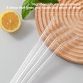 thumbnail image 4 of Bzdzmqm under $5 Reusable Glass Straws, Transparent Glass Straws Set, Reusable Borosilicate Glass Straws, Heat Resistant Drinking Straws, Eco-Friendly Non-Disposable Straws, Anti-Lipstick Glass, 4 of 9