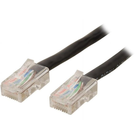 Belkin A3L791-03-BLK 3 ft. Cat 5E Black Network Cable