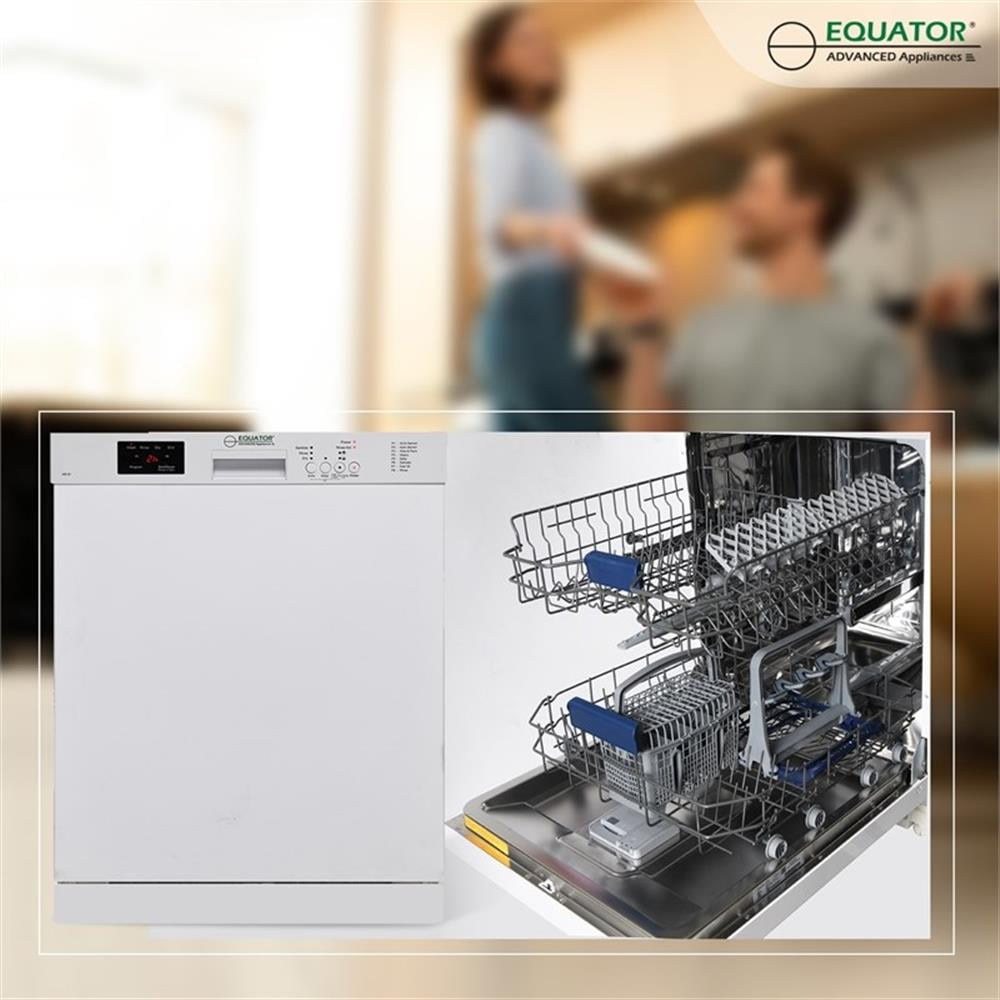 Pemberly Row Metal 24" Built in 14 place Dishwasher in White