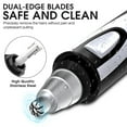 thumbnail image 3 of Cortapelos para orejas y nariz – 2024 profesional sin dolor para cejas y pelo facial para hombres y mujeres, recortador con pilas con IPX7 resistente al agua, cuchillas de doble borde para una fácil l, 3 of 5