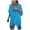 Blue, variant on Womens Crochet Lace Knit Swimwear Cover Up Dress Summer Beach Bikini Cover Up 2023