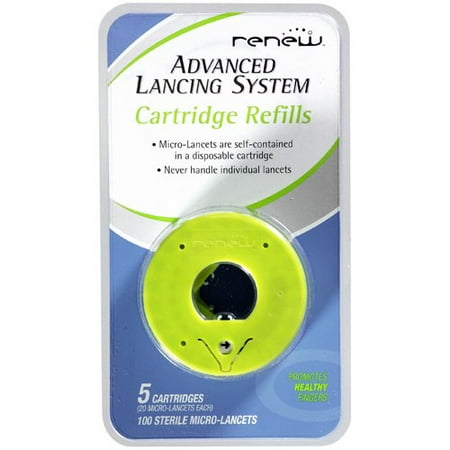 Renew Advanced Lancing Cartridge Refills, 5ct