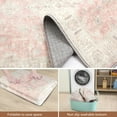 thumbnail image 6 of Washable Runner Rugs for Hallways 2x8 Non-Slip Runners for EntranceVintage Pink, 6 of 8