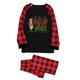 thumbnail image 4 of Conjuntos de pijamas navideños familiares a juego Grinch 2024, pijama de Grinch con parte superior y pantalones de pijama a cuadros, pijama de Grinch para niños y adultos para la familia, 4 Años, 4 of 4
