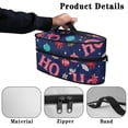 thumbnail image 5 of HELLHERO Portable Iron Storage Bag Zipper Closure for Clothing Ironing Machines Lightweight Organizer Star and Floral Pattern(Bag Only), 5 of 6