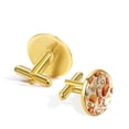 thumbnail image 3 of Shell Elegant Dress Shirt Cufflinks Set Made of Stainless Steel for Formal Occasions, 3 of 6
