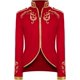 thumbnail image 3 of Traje de costura de estilo Retro de Halloween, chaqueta de traje con bordado dorado de terciopelo negro, elegante corte Príncipe, 3 of 5