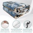 thumbnail image 4 of Quilts Twin Size Bedding Set, Farmhouse Wolf Lightweight Quilted Comforter, Winter House Eagle Snowflake Pine Tree Soft Reversible Bedspread Coverlet with Pillow Covers for All Season, 68" x 86", 4 of 9