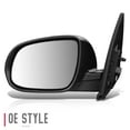 thumbnail image 2 of DNA Motoring OEM-MR-KI1320191 For 2010 to 2013 Forte Factory Style Power Heated Turn Signal Driver / Left Side View Door Mirror KI1320191 11 12, 2 of 4