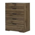 thumbnail image 2 of Commode 5 tiroirs pour Adulte, fini Noyer naturel, collection Holland de Meubles South Shore, 2 of 9