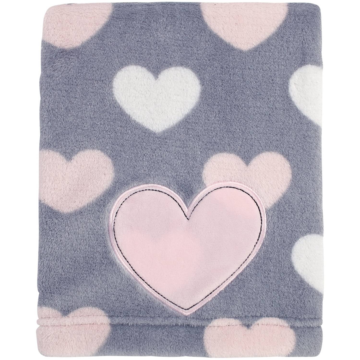 Little Love Hugs & Kisses Applique Blanket