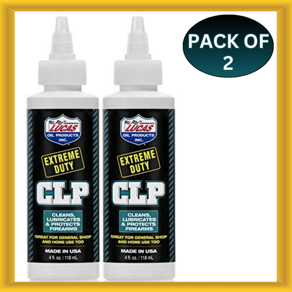 Lucas Oil Extreme Duty CLP 10915 Gun Lubrication 4 Ounce Capacity Pack of 2