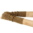 thumbnail image 4 of Christmas Clearance! Feledorashia Womens Knitted Gloves Winter Warm Long Figureless Solid Color Gloves,14.96x3.15inch, 4 of 5