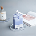 thumbnail image 1 of Bandeja de vidrio para velas perfumadas, hecha a mano, con base redonda transparente, molde de cera para columna, adornos decorativos de cera, 1 of 3