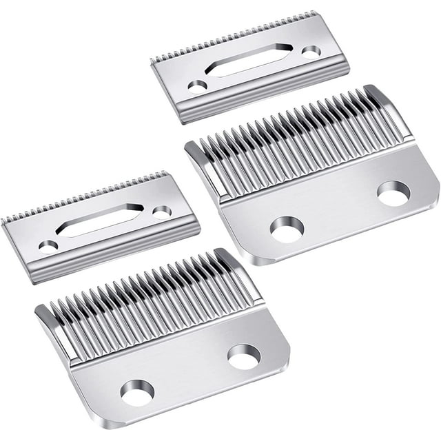 2 Sets Professional Replacement Clipper Blades, 2 Holes Adjustable Hair Clippers Parts Blades Compatible With Cordless Magic #8148, Cordless Designer #8591, Cordless Senior #8504