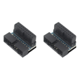 thumbnail image 2 of DQrwqpou Adaptador ABS Metal Conector Portátil Adaptador para Placa Base (Negro B), 2 of 5