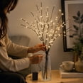thumbnail image 5 of Lighted Birch Branches with 50 LED Lights, Battery Operated Flexible Artificial Twig Stems for Vase Wedding Decor, 5 of 7