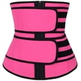 thumbnail image 1 of Women Waist Trainer Neoprene Zipper Double Belt Workout Slimming Trimmer, 1 of 6