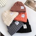 thumbnail image 5 of Dwellite Hats for Women and Mens Warm Winter Cotton Cuffed Soft Hats Unisex Warm Winter Hat Fits Gifts 2026 Gray, 5 of 7