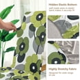 thumbnail image 5 of Yayeee 4 Pack Dining Chair Covers Stretch Parson Chairs Slipcovers Seat Protector, Gray Floral, 5 of 6