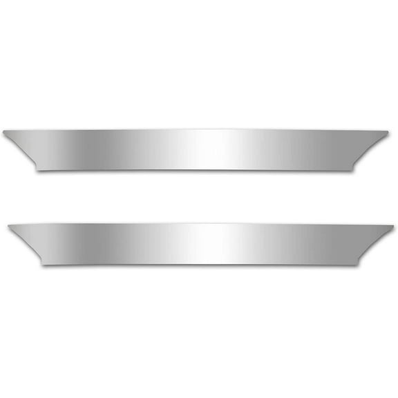 Kozak Silver Chrome Compatible with Volvo VNL Truck Top Kick Panel Trim Set - 2 Pieces