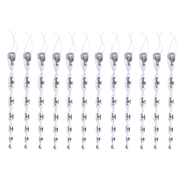Juego de varillas reflectantes YONGSHENG para pájaros 12 pcs espiral colgante