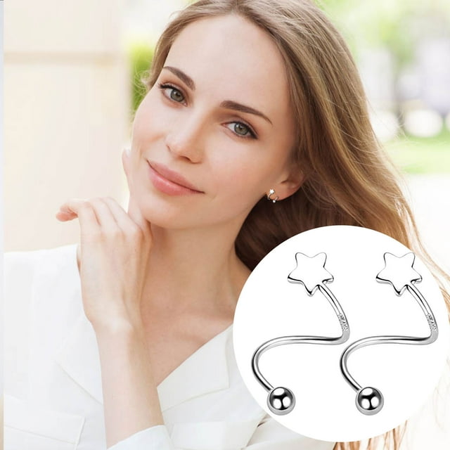 Pendientes de botón para mujer, pendientes de botón, pendientes de botón para mujer, pendientes de personalidad para mujer, pendientes de temperamento, pendientes de botón de amor