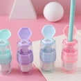 thumbnail image 5 of CHENMEI Pencil Sharpener & Eraser Colorful Erasers 2 Sharpening Holes Manual Pencil Sharpener, 5 of 5