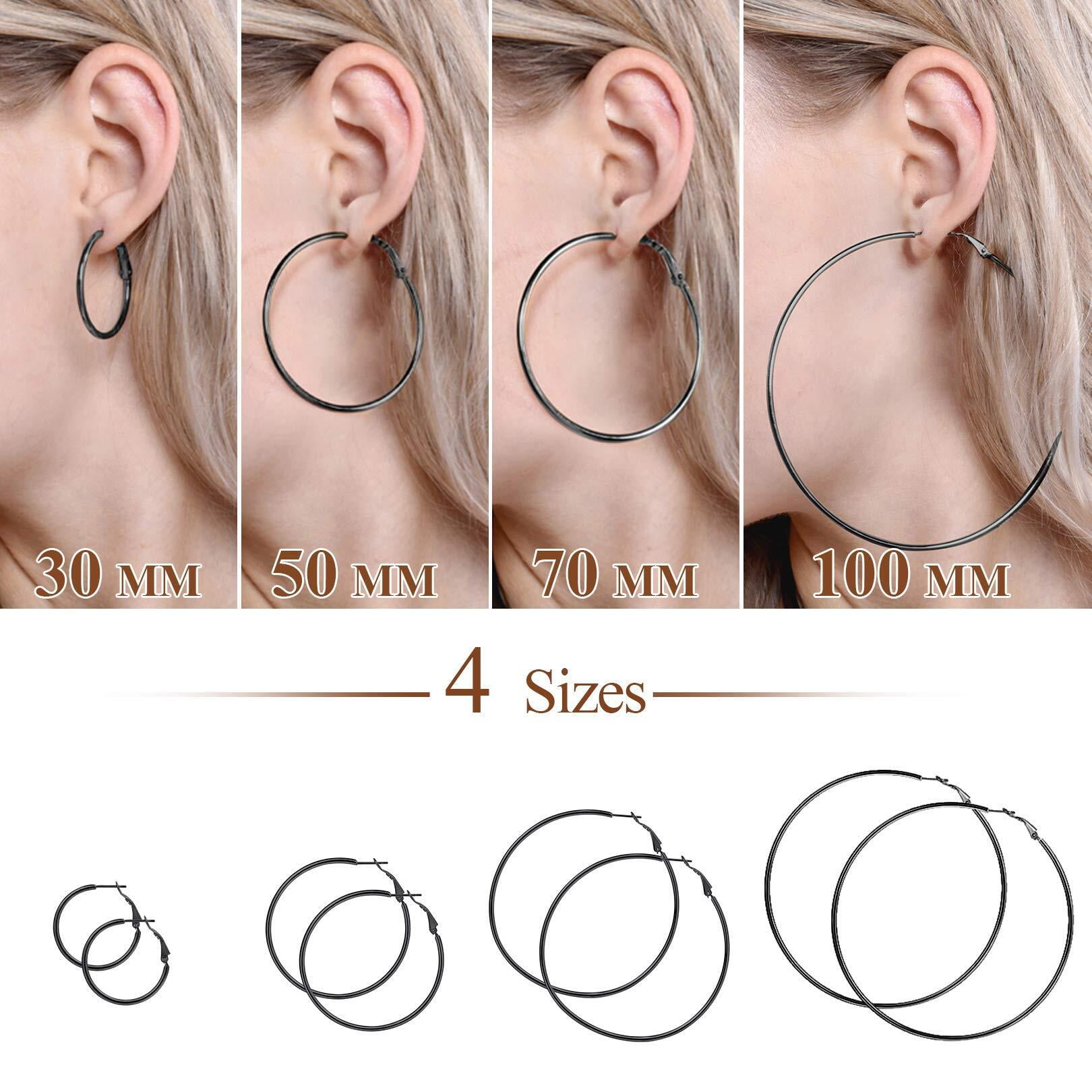 Small Thin Hoop Earrings | Caitlyn Minimalist