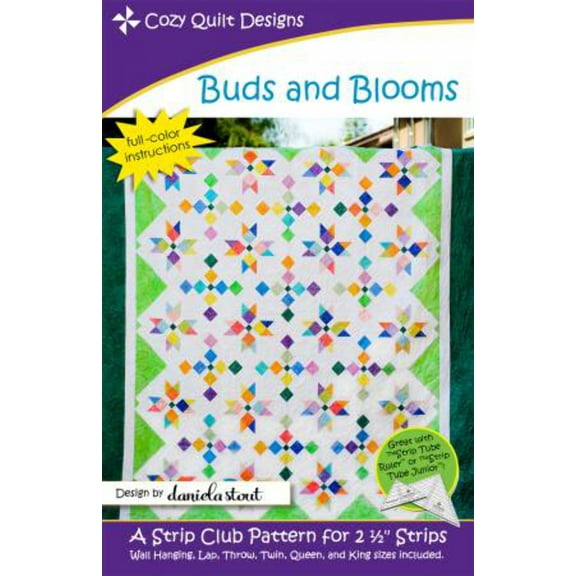 Buds and Blooms Quilt Pattern by Cozy Quilt Designs