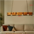 thumbnail image 3 of Ceiling Light Vintage Rustic Lamp Wood Beam Farmhouse Chandelier Pendant lamp for Living Rooms, Cafes, 3 of 17