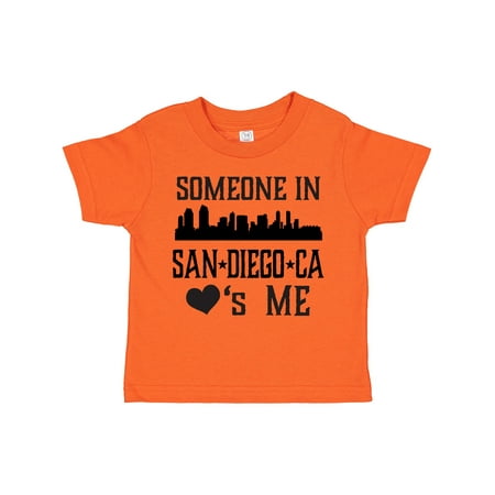 

Inktastic San Diego California Someone Loves Me Skyline Gift Toddler Boy or Toddler Girl T-Shirt