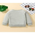 thumbnail image 3 of MesaSe Toddler Baby Boys Girls Pullover BUBBA Letters Print Sweatshirt Long Sleeve Casual Sweater Fall Clothes, 3 of 7