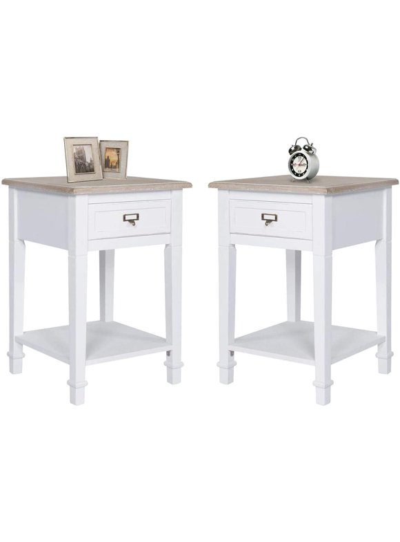 White End Tables in End Tables