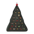 thumbnail image 2 of Calendario de Adviento navideño de 24 días, adorno colgante, bolsa decorativa para colgar en pared con bolsillos, para año Nuevo y oficina., 2 of 10