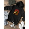 thumbnail image 3 of Say Boo And Scary On Hoodie Juniors -Image by Shutterstock,  Medium, 3 of 4