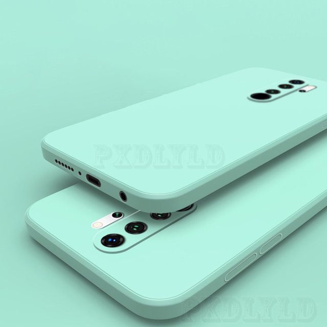 Funda de teléfono de silicona con marco cuadrado a la moda para Xiaomi Redmi 9 9A 9T Redmi Note 7 8 Pro 10 11 Poco F3 F2 F4 X3, funda protectora suave Tan Jianjun unisex
