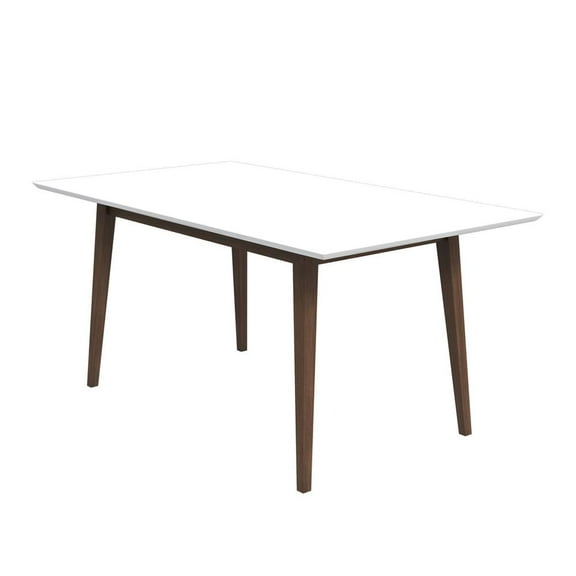 Ashcroft Furniture Co Mary Modern Style Solid Wood Rectangular Dining Kitchen Table