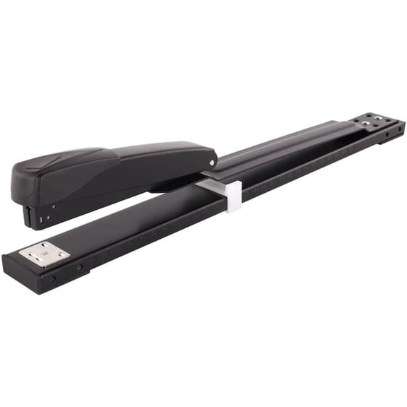 Heavy Duty Stapler Long arm Professional 50 Sheets Capacity Metal Office Supplies Black