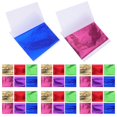 thumbnail image 2 of 300pcs Imitation Gold Leaf Sheets Shiny Foil Paper for Clay Nails Paintings Statues Wall Furniture Decoration(Golden, Green, Red, Purple, Sapphire and, 2 of 3